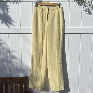 Chadwicks Women's yellow pinstripe Trousers